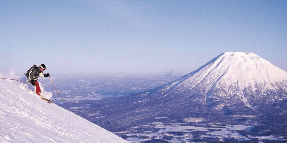 Лыжи в Японии.