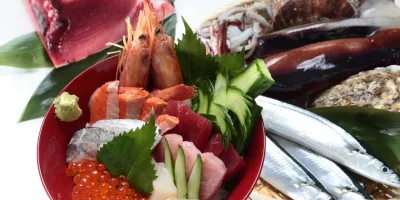 Рыбный рынок Сиогама