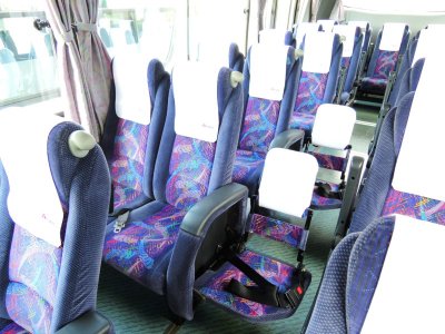 Откидные кресла. Большой автобус (45-60 мест)