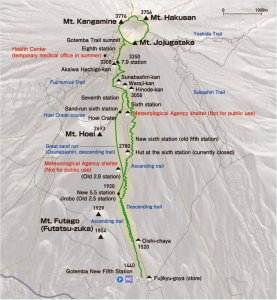 Карта маршрута Gotemba
