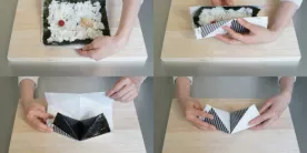 Оригами из рисовых шариков Онигири
