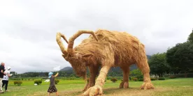Фестиваль соломенных скульптур Wara Art Festival